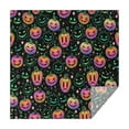 thumbnail image 1 of Neon Halloween Pumpkins Pattern Square Tablecloth,Waterproof Square Table Cover,Wipeable Spillproof Washable Table Cover for Home Kitchen Party Decor 42"X42"(107x107cm), 1 of 6