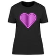 thumbnail image 1 of Neon Heart Icon T-Shirt Women -Image by Shutterstock, Female Small, 1 of 2