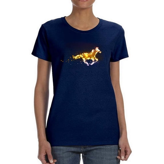 Neon Horse Shaped T-Shirt Women -Image by Shutterstock, Female x-Large