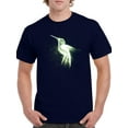 thumbnail image 1 of Neon Hummingbird T-Shirt Men -Image by Shutterstock, Male 3X-Large, 1 of 4
