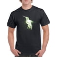 thumbnail image 1 of Neon Hummingbird T-Shirt Men -Image by Shutterstock, Male XX-Large, 1 of 4
