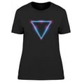 thumbnail image 1 of Neon Illuminated Triangle T-Shirt Women -Image by Shutterstock, Female Large, 1 of 2