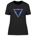 thumbnail image 1 of Neon Illuminated Triangle T-Shirt Women -Image by Shutterstock, Female x-Large, 1 of 2