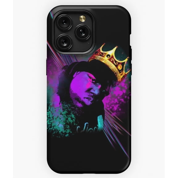 Neon King Royal Crown Light M2405 Phone Case for iPhone 17 16 15 14 13 12 11 Pro Max
