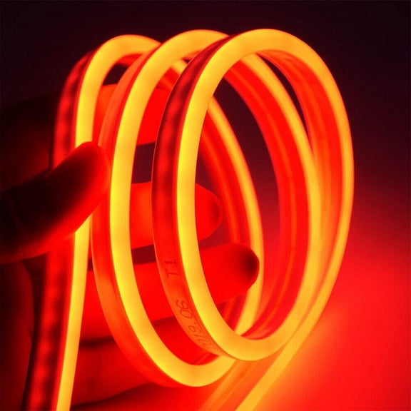 Neon LED Strip Lights DC 12V Flexible LED Strip Waterproof Neon Lights Silicone Tube 1/3/5 m Lamp Flexible Rope Light for Indoor & Outdoor Home Bar Decoration