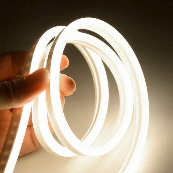 Neon LED Strip Lights DC 12V Flexible LED Strip Waterproof Neon Lights Silicone Tube 1/3/5 m Lamp Flexible Rope Light for Indoor & Outdoor Home Bar Decoration