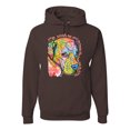 thumbnail image 1 of Neon Lab Dog Lover Shirt | Labrador Dogs Speak To Those Who Listen | Dean Russo Art Animal Lover Unisex Hoodie Sweatshirt, Brown, 3X-Large, 1 of 6