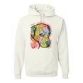 thumbnail image 1 of Neon Lab Dog Lover Shirt | Labrador Dogs Speak To Those Who Listen | Dean Russo Art Animal Lover Unisex Hoodie Sweatshirt, White, XX-Large, 1 of 6