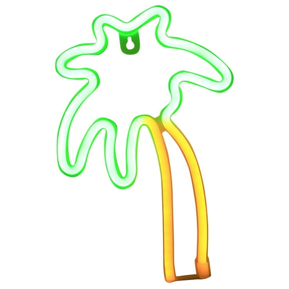 Neon Lamp Home Bedroom LED Neon Light Palm Tree Neon Light Decoration No Battery