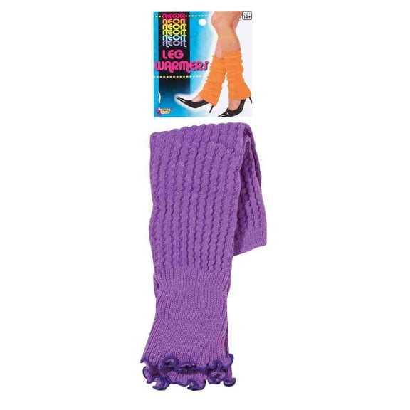 Neon Leg Warmers Purple 67794