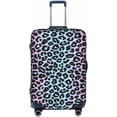 thumbnail image 1 of Neon Leopard Grain Luggage Cover Elastic Washable Stretch Suitcase Protector Anti-Scratch Travel Suitcase Cover for Kid and Adult M (22-24 inch suitcase), 1 of 6