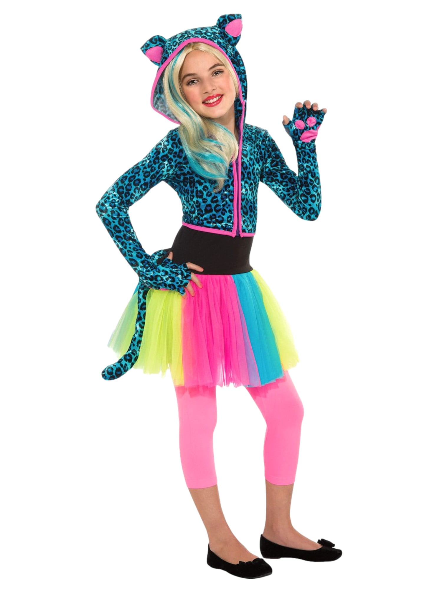Childrens neon fancy dress top