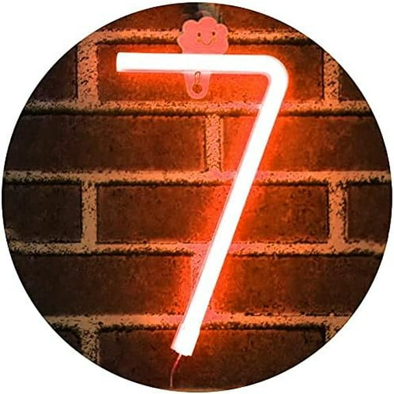 Neon Letter, Neon Lights LED Alphabet Letter Lights Neon Sign Light Up Letters Battery and USB Operated Red Neon Light Neon Wall Light