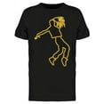 thumbnail image 1 of Neon Light Dancer T-Shirt Men -Image by Shutterstock, Male Small, 1 of 2