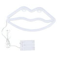 Neon Light Sign Red Lip Kiss Decor Night Light for Bedroom Bar Party