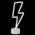 thumbnail image 1 of Neon Lightning Bolt Lamp Light - Bold LED Lightning Night Light for Modern Decor, 1 of 2