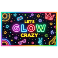 thumbnail image 1 of Neon Lights Glow Party Banner Retro Design Disco Theme for Birthday Party Indoor Decoration Dance Event, 1 of 9