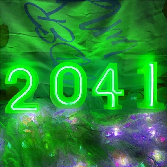 Neon Lights LED Neon Letter Lights, Light Up LED Letters Lights Light Up Marquee Letters Lights Neon Signs Battery USB Green