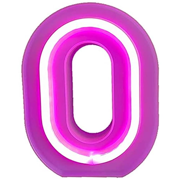 Neon Lights LED Neon Letter Lights, Light Up LED Letters Lights Light Up Marquee Letters Lights Neon Signs Battery USB Pink