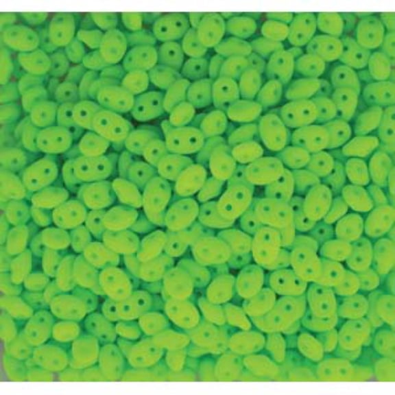 Neon Lime Superduo Beads DU0525142-TB