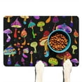 thumbnail image 1 of Neon Mushroom Dog Feeding Mat - Absorbent Pet Food Mat - Non-Slip Rubber Bottom - Scientific Design - 4-Layer Protection for Puppies & Senior Dogs, 1 of 3