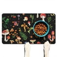 thumbnail image 1 of Neon Mushroom Pet Food Mat - Absorbent Non-Slip Dog Bowl Mat - Waterproof Placemat - Scientific Design - Large Size for Messy Eaters 12"X19", 1 of 3
