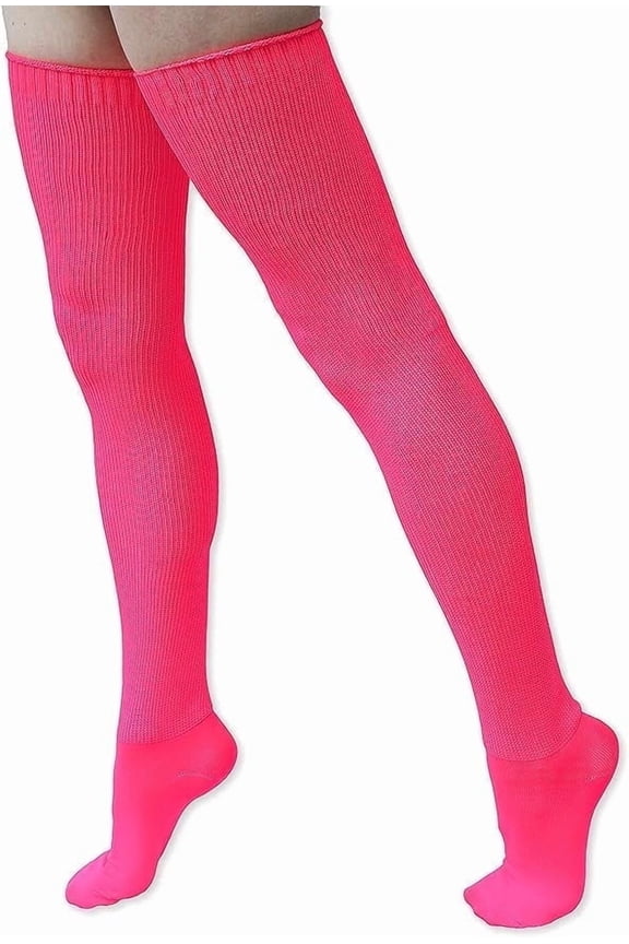 Extra Long Solid Color Thigh High Knit Socks
