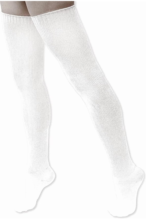 Extra Long Solid Color Thigh High Knit Socks