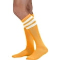 thumbnail image 1 of Neon Nation Unisex Adult Size Colored Knee High Sock with Various Color Stripes, 1 of 2