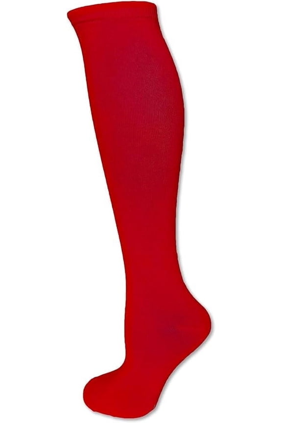 Unisex Solid Color Knee High Sock