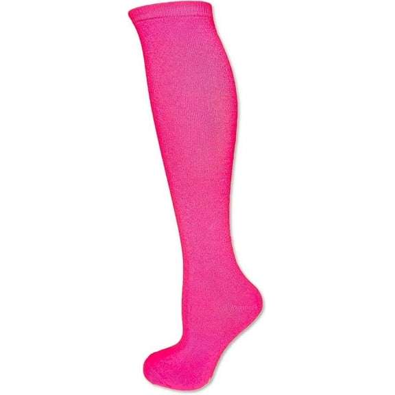 Neon Nation Unisex Solid Color Knee High Sock