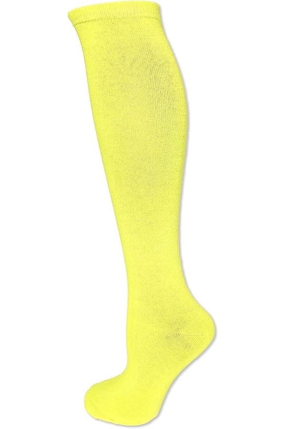 Unisex Solid Color Knee High Sock