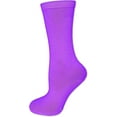 thumbnail image 1 of Neon Nation Unisex Solid Color Mid Calf High Neon Sock with No Stripes, 1 of 1