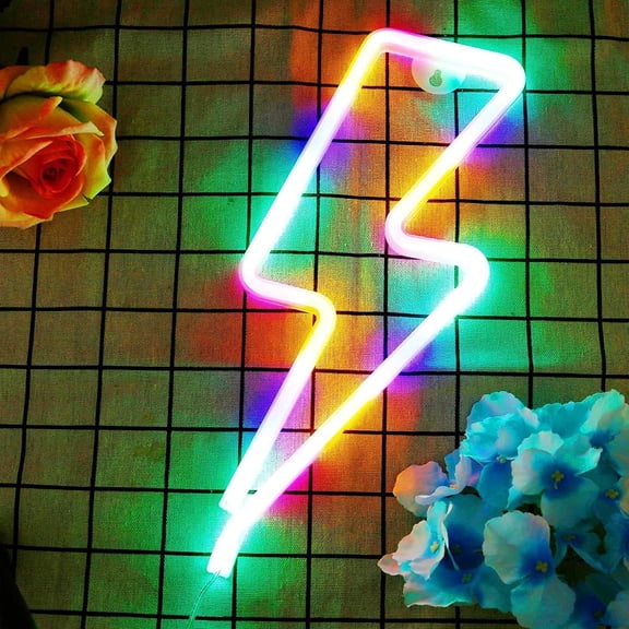 Neon Night Light, LED Neon Signs Night Light Lighting Neon Lights Neon Lights for Kids Bedroom Battery USB Operated