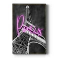 thumbnail image 1 of Neon Nights In Paris Premium Gallery Wrapped Canvas - Ready to Hang, 1 of 9