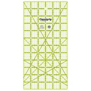 Neon Omnigrip 6" x 12" Non-Slip Ruler, Rectangle Quilter's Ruler by Omnigrid