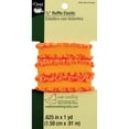 thumbnail image 1 of Ruffle Elastic 5/8"X1yd-Neon Orange, Pk 4, Dritz, 1 of 2