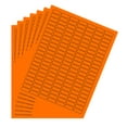 thumbnail image 1 of Neon Orange Sticker Label Sheets Bulk Printable Paper Labels 1 inch x 0.375 inch - 1540 Pack, 10 Sticker Sheets for Laser/ Inkjet Printers with Template Included by Royal Green, 1 of 1