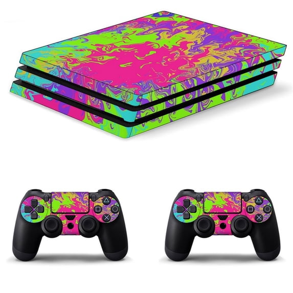 Neon PS4/PS4 Pro/PS4 Slim Skin Sticker For Console And Controller Skins