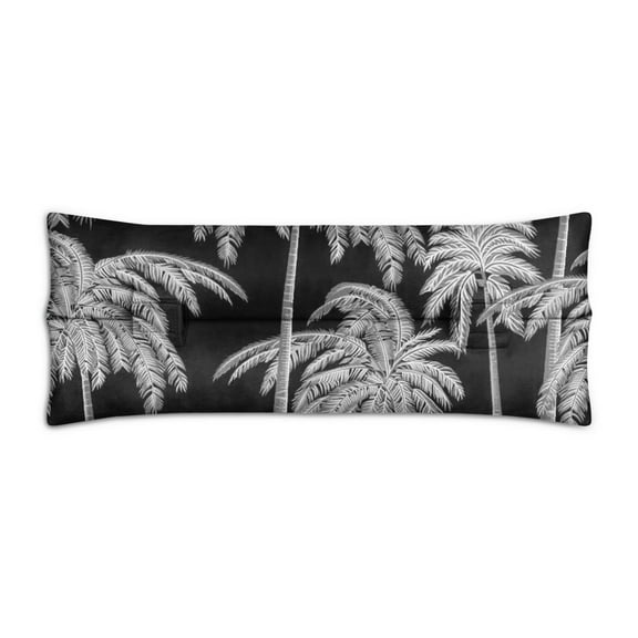 Neon Palm Tree Seatbelt Cushion - Lightweight Post Surgery Pillow for Car Travel