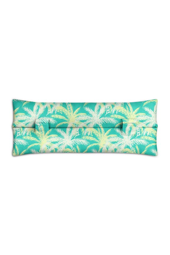 Neon Palm Tree Seatbelt Pillow - Pressure Relief Pad for Post Heart Surgery Comfort