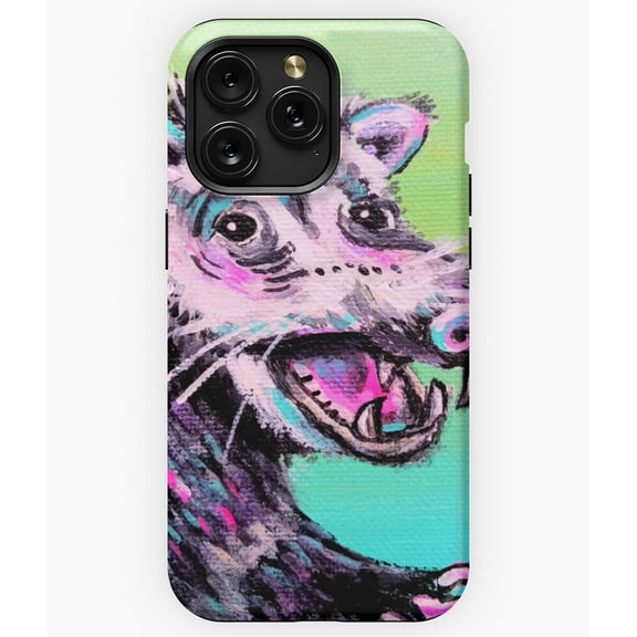 Neon Pastel Opossum Original M3564 Phone Case for iPhone 17 16 15 14 13 12 11 Pro Max