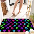 thumbnail image 1 of Neon Paw 16x24 Flannel Bath Mat for Bathroom, Anti-Slip Backing Soft Bathroom Rug, Washable Water Absorbent Mat, 1 of 9