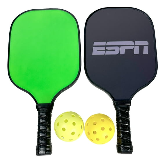 Neon Pickleball Set (2 neon paddles, 2 balls)