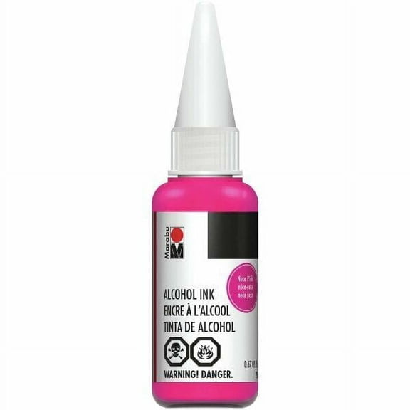 Neon Pink Alcohol Ink