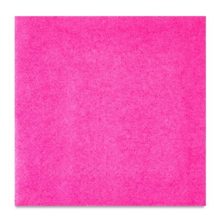 6.5" x 6.5" Disposable Neon Pink Paper Napkins, 24 Count, by Way To Celebrate