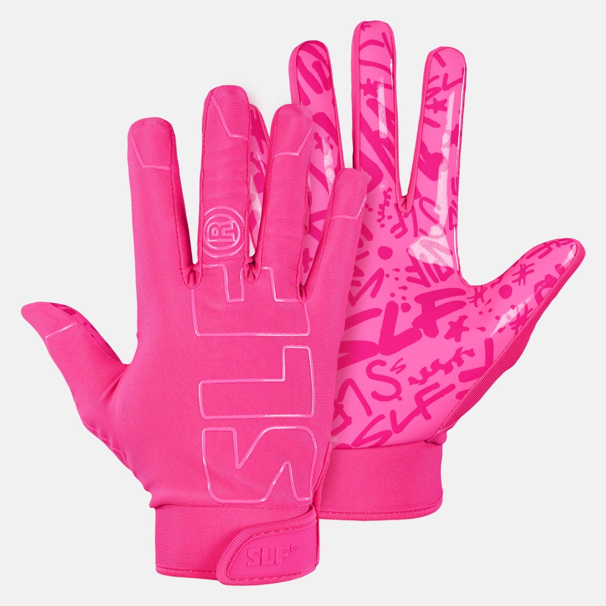 Neon on sale football gloves