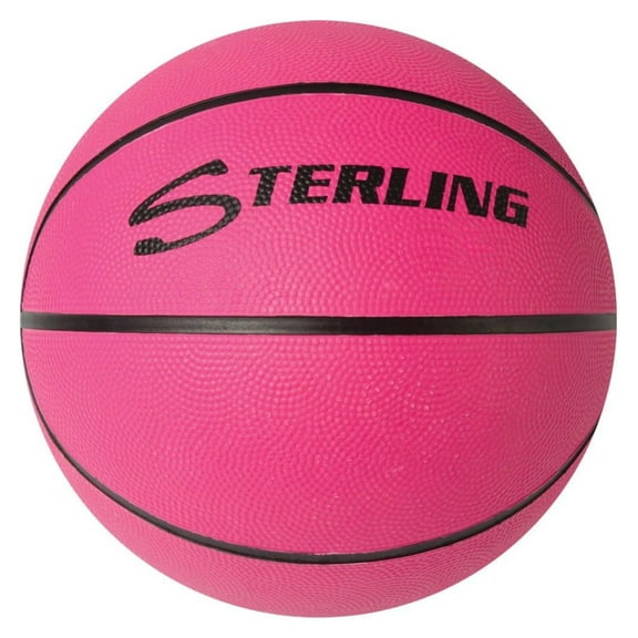 Neon Pink Women's Size 6 (28.5") Indoor/Outdoor Rubber Basketball