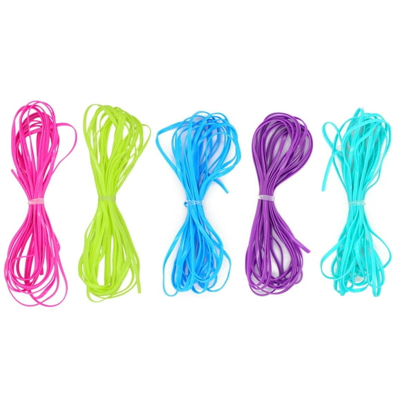 Neon Plastic Lacing by Creatology  118" x 0.078" Colorful Craft Cord for DIY Jewelry - Keychains & Kids Crafts - 12 Pack