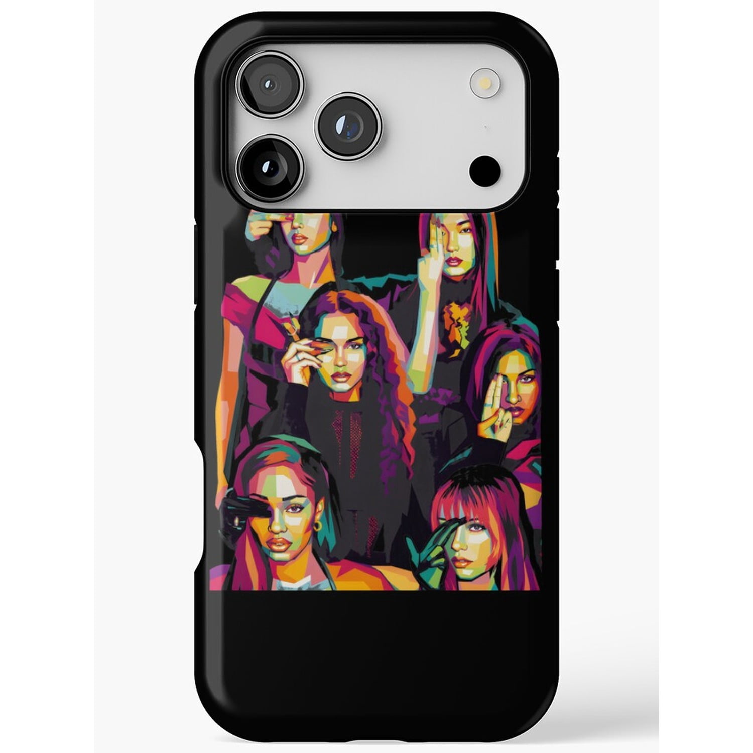 Neon Pop Art Women's Portrait Collage Tough Case for Apple iPhone ...